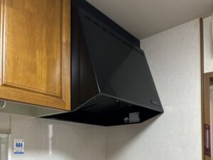 広島キッチン取付け隊　プロペラファンフード取替　施工後　　